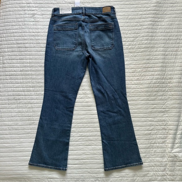 American Eagle REG High Rise SUPER STRETCH MIDRISE SKINNY KICK CROP Jeans Sz 12 - Picture 7 of 12